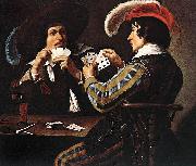 Theodoor Rombouts The Card Players painting
